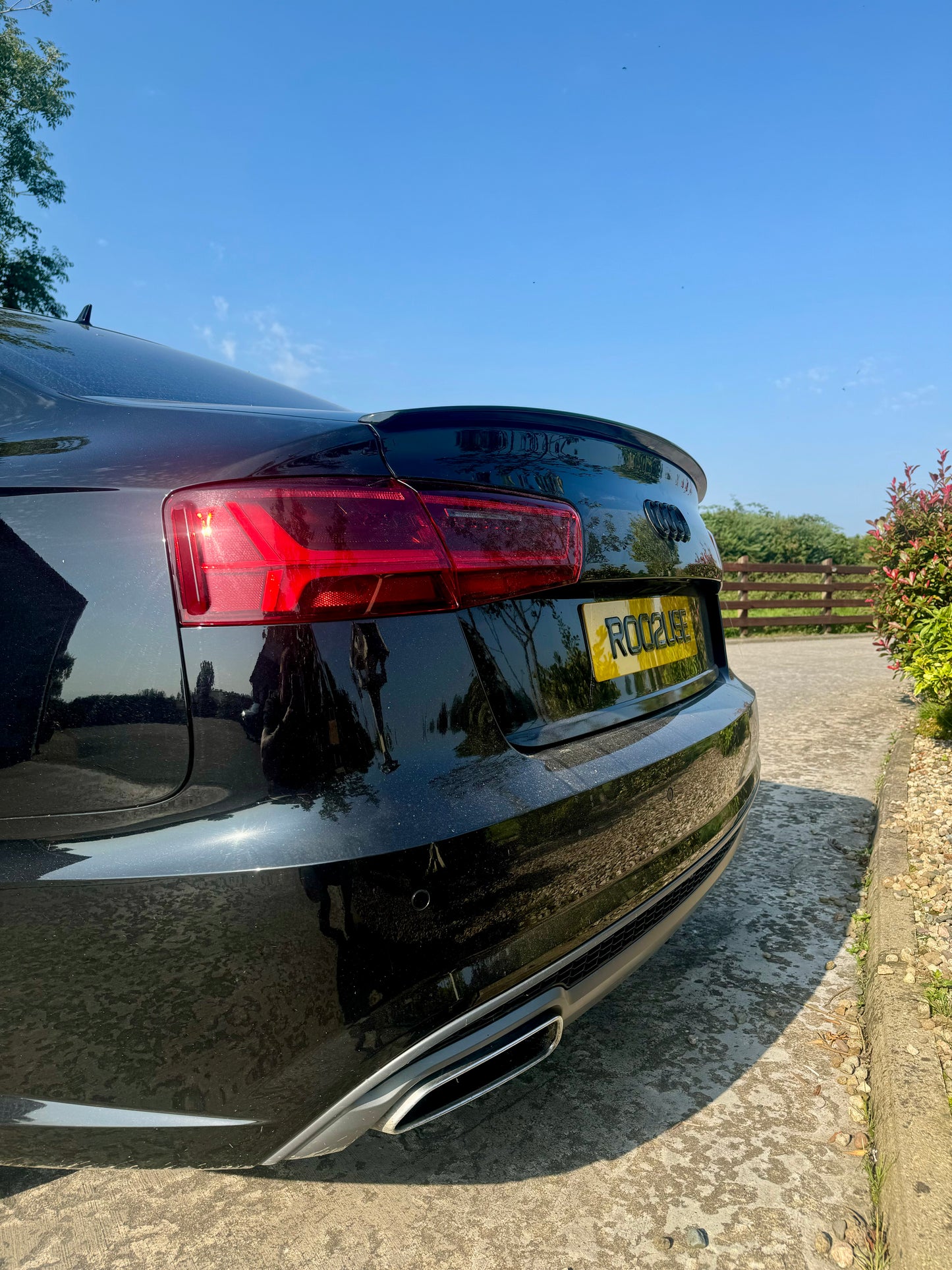 Audi A6 C7/7.5 Full Lip Kit Gloss Black - For S-Line Model