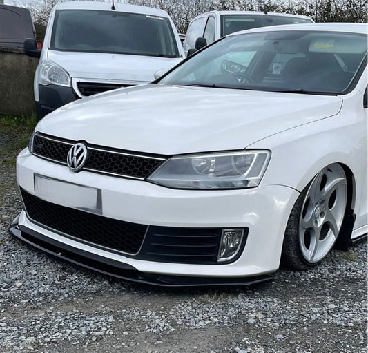 Volkswagen Jetta MK6/6.5 GLI Front Splitter Lip in Gloss Black