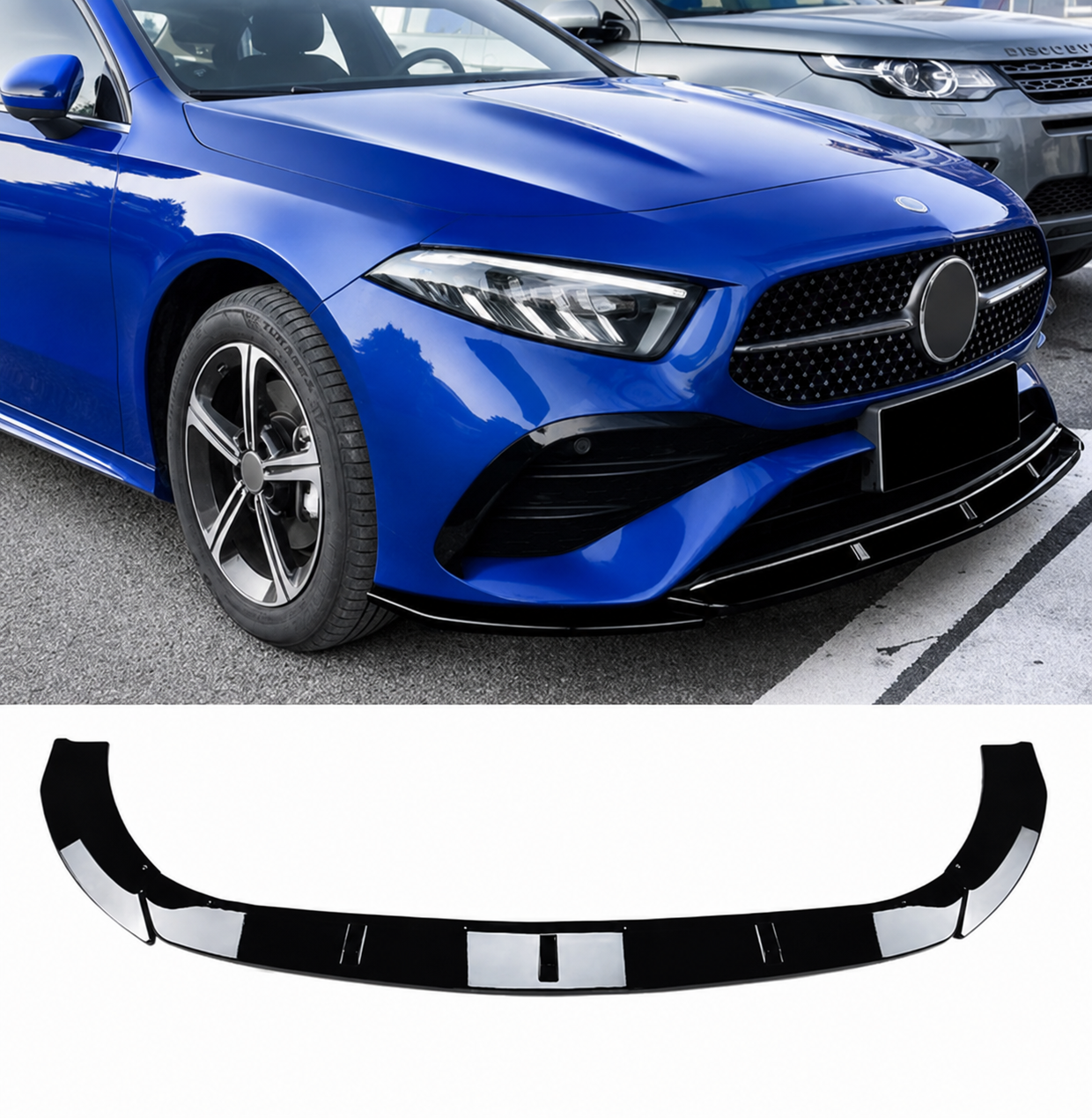 Mercedes A Class/CLA W177/C118 2023+ Front Splitter Gloss Black