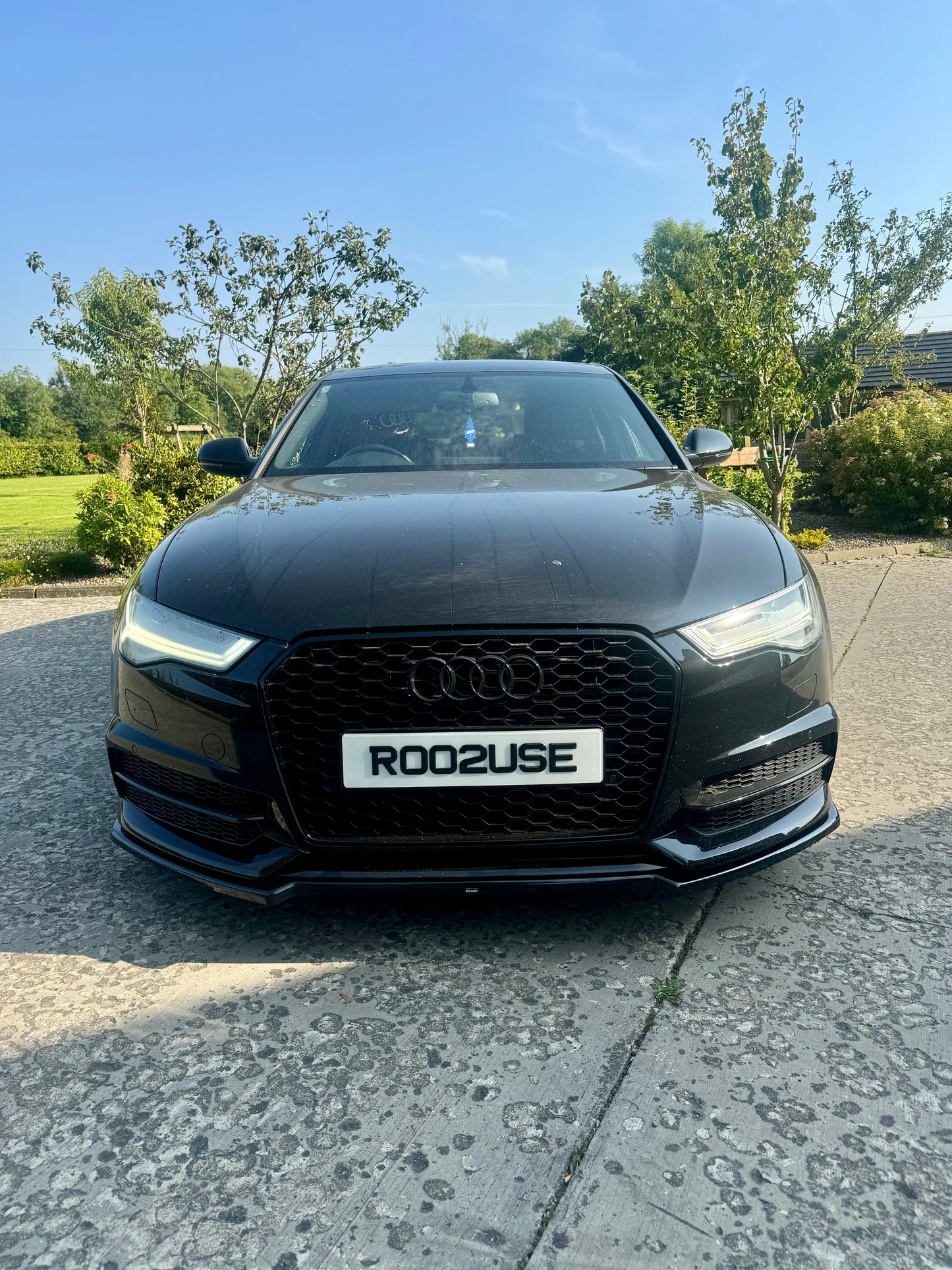 Audi A6 C7/7.5 Full Lip Kit Gloss Black - For S-Line Model