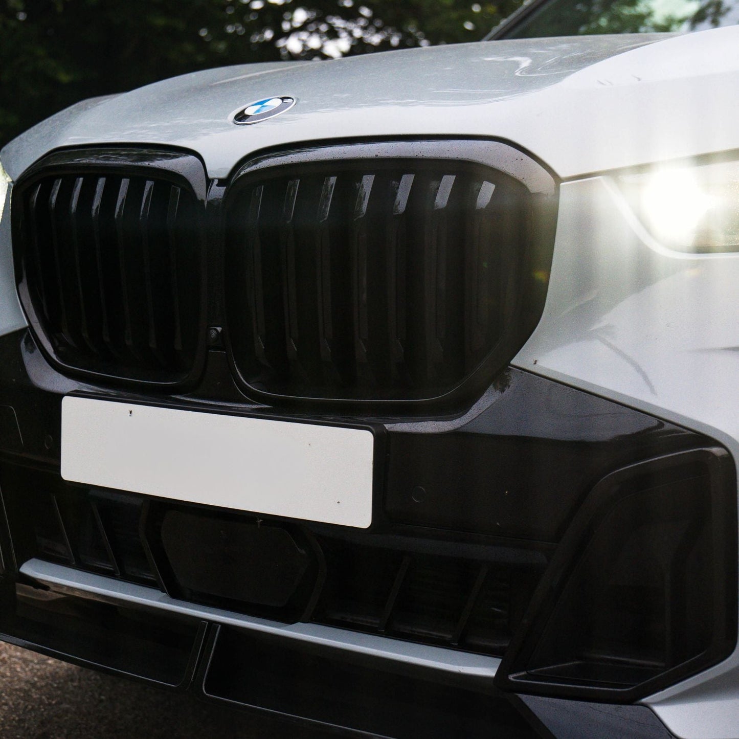 BMW X5 G05 LCI M Sport 2023+ Front Splitter In Gloss Black