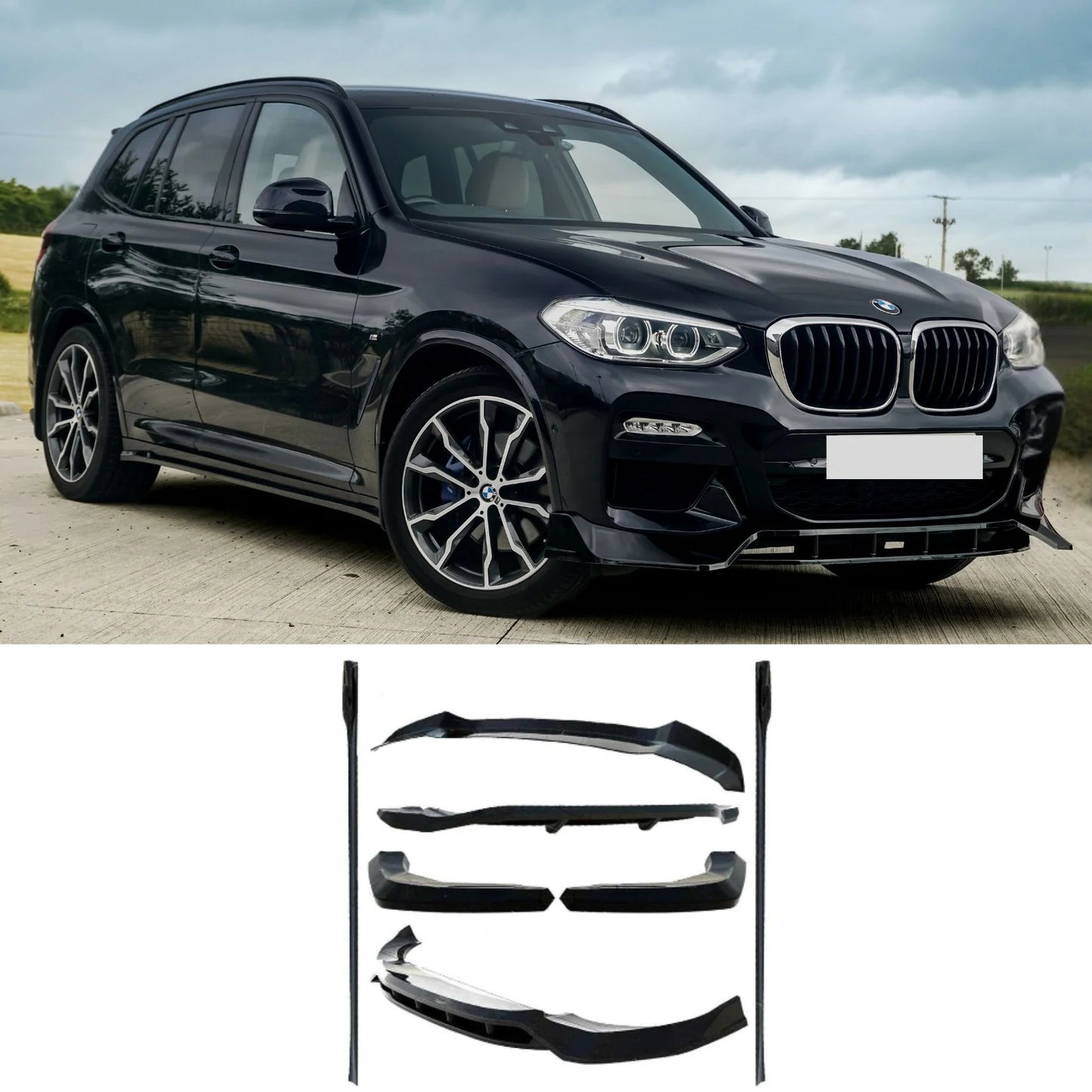 BMW X3 G01 M Sport 2018-2021 - Full Aero Kit in Gloss Black