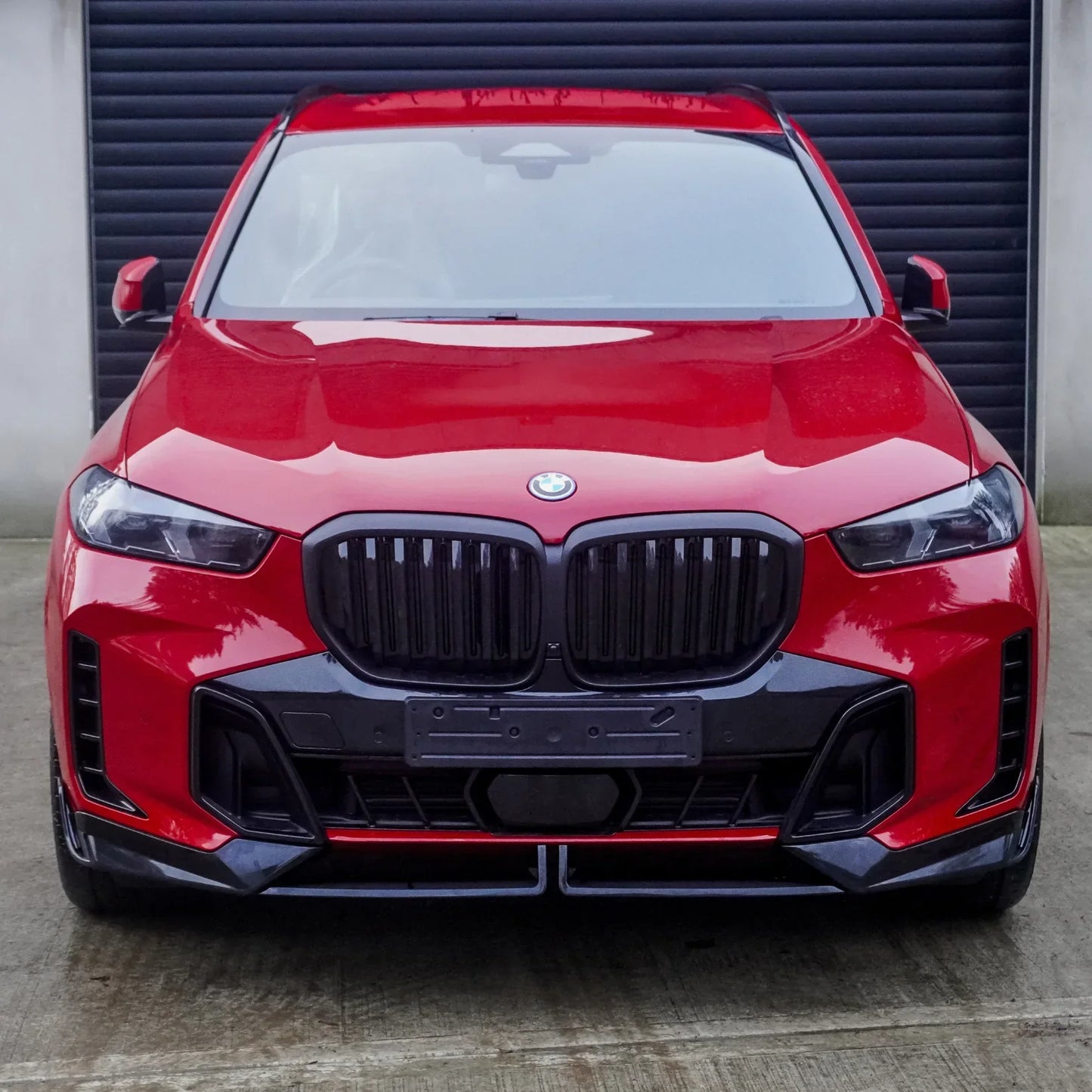 BMW X5 G05 LCI M Sport 2023+ Front Splitter In Gloss Black