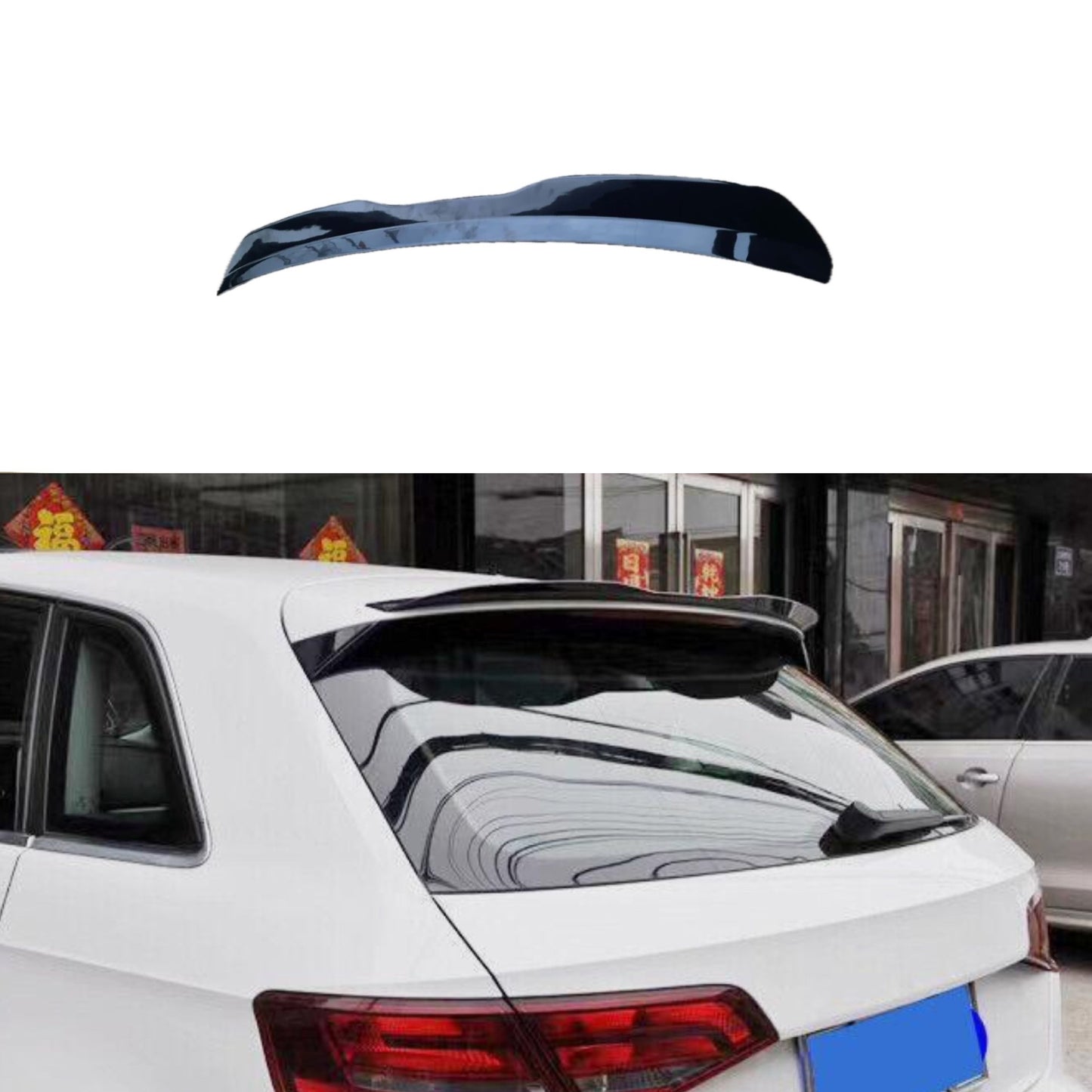 Audi A3 2012-2017 Hatch/Sport Back Gloss Black Boot Spoiler - For Standard Model