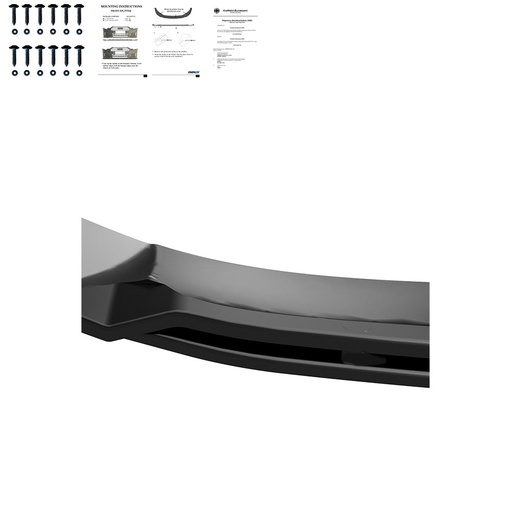 Front Splitter for AUDI A6 S-Line / S6 C8 2019+ V2