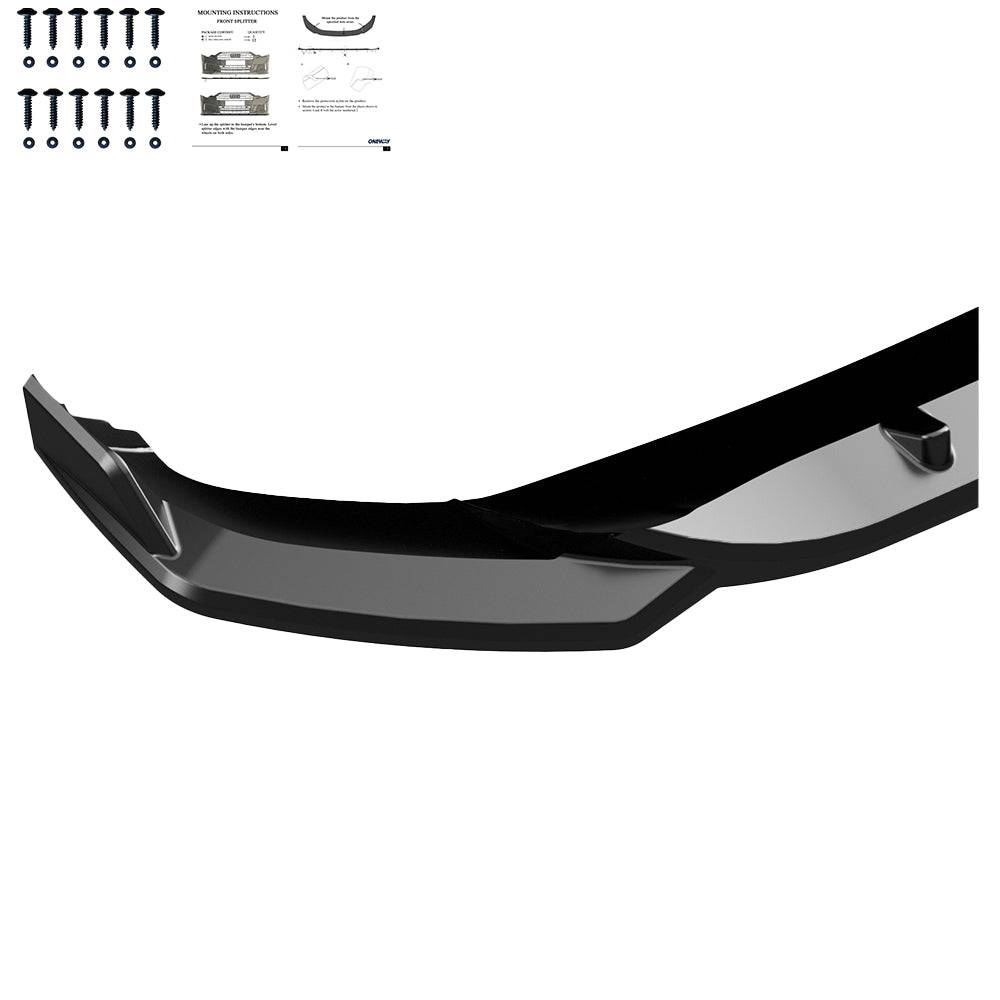Front Splitter for AUDI SQ5 / Q5 S-Line ( SUV / Sportback ) Mk2 Facelift 2020-2024