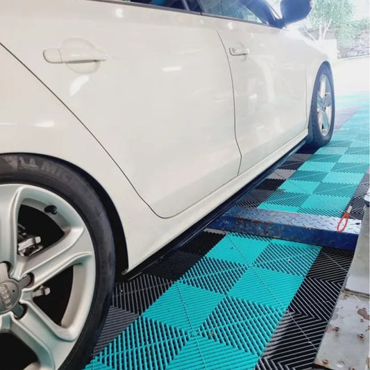 Volkswagen Jetta MK/6.5 Side Skirt Lips in Gloss Black