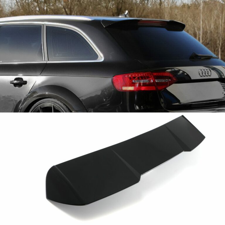 Roof Spoiler For Audi A4 B8 8.5 Avant / Allroad 2008-2016 Gloss Black