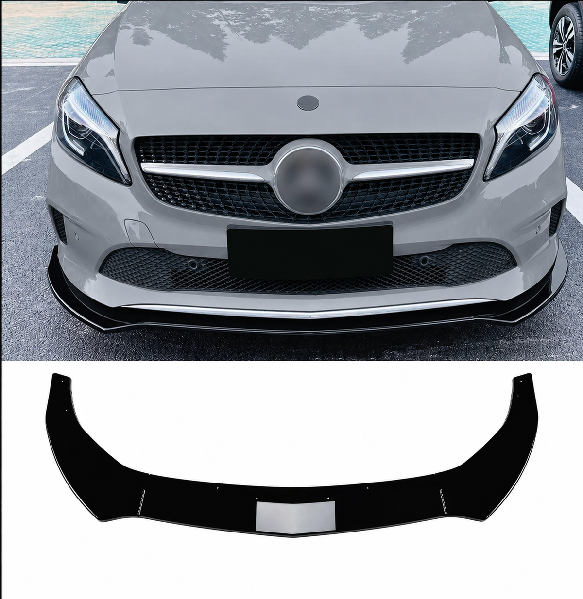 Mercedes A-Class W176 2016-2018 SE Standard Facelift Front Splitter