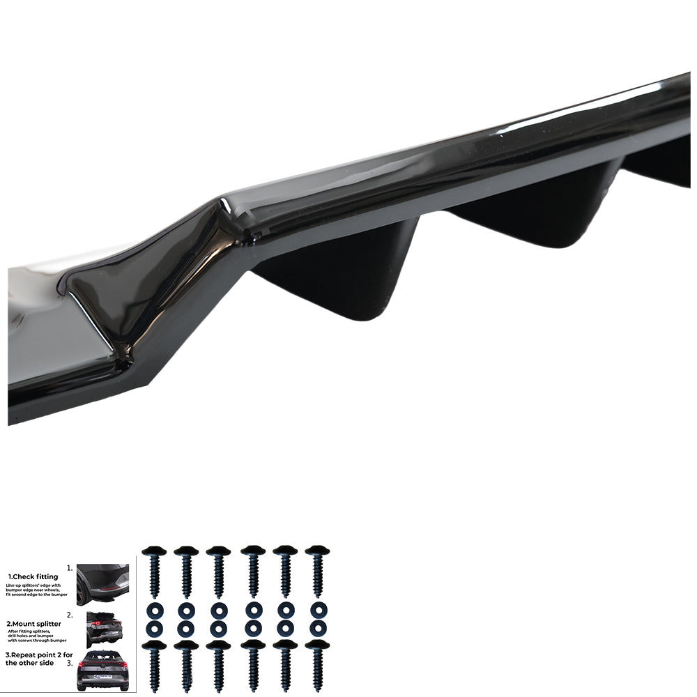 Rear Diffuser for AUDI Q5 S-Line SUV Mk2 Facelift 2020-2024
