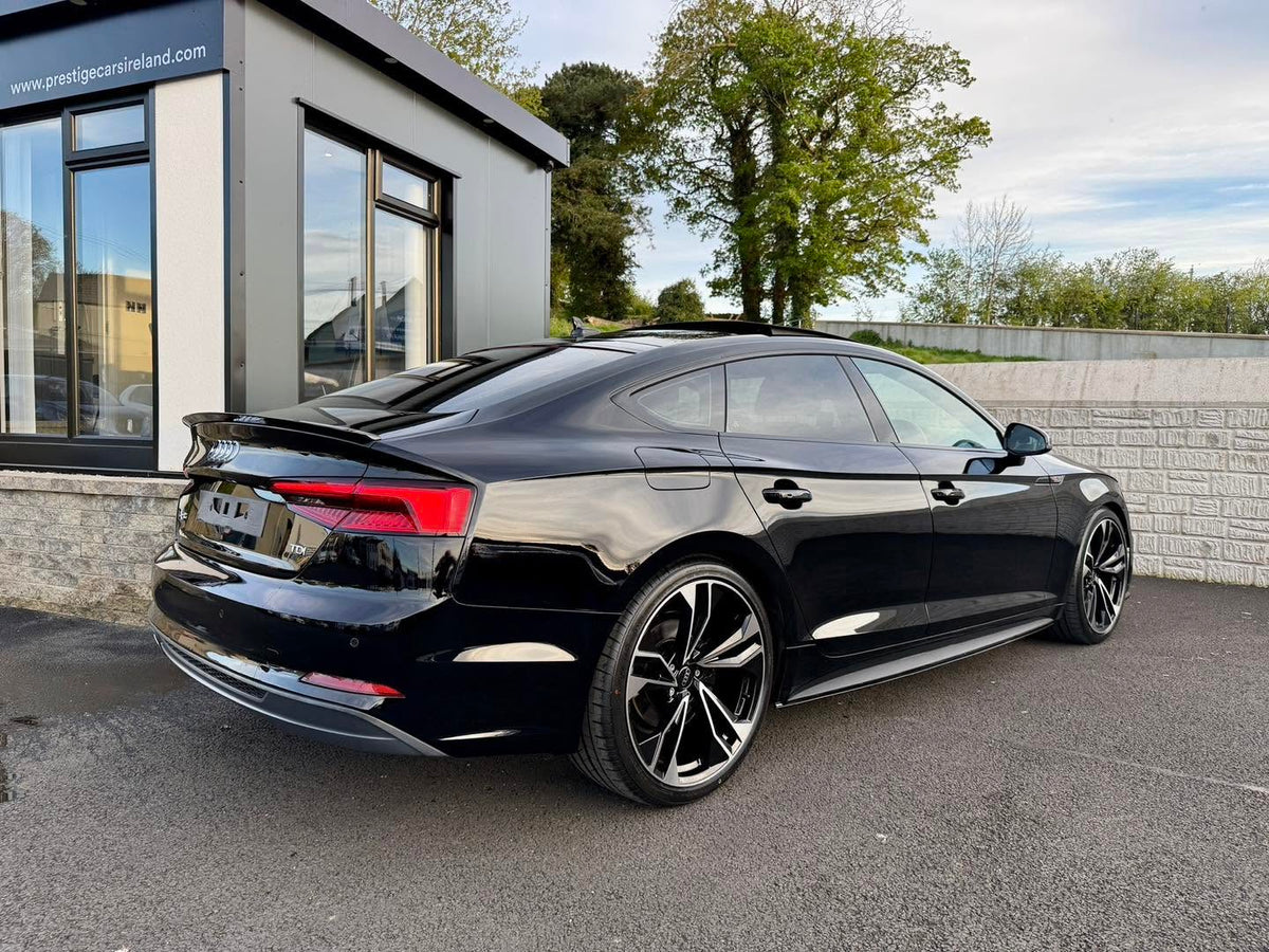 Audi A5/S5 B9 2016-2019 Gloss Black Side Skirt Extensions