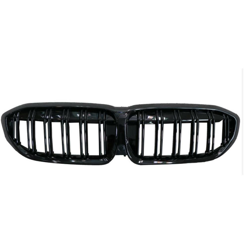 BMW 3 Series G20/G21 2018-2021 M3 Style Front Grill Gloss Black Double Slat