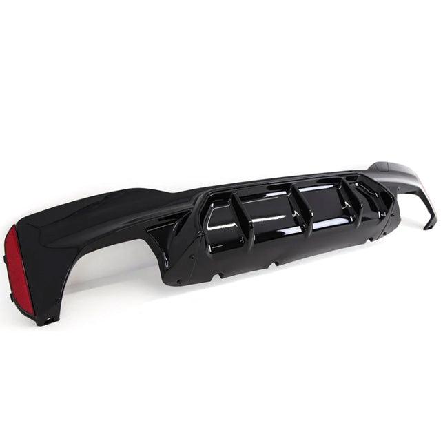 BMW 5 Series G30/G31 2017+ M5 Look Rear Diffuser - Gloss Black