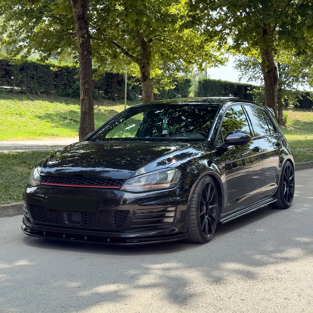 Volkswagen Golf Mk7 2013-2017 Gloss Black Front Splitter - GTI/GTD/R-Line