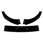 Audi A3/S3 8V S-Line 2012-2017 Gloss Black Front Splitter Spoiler Lip