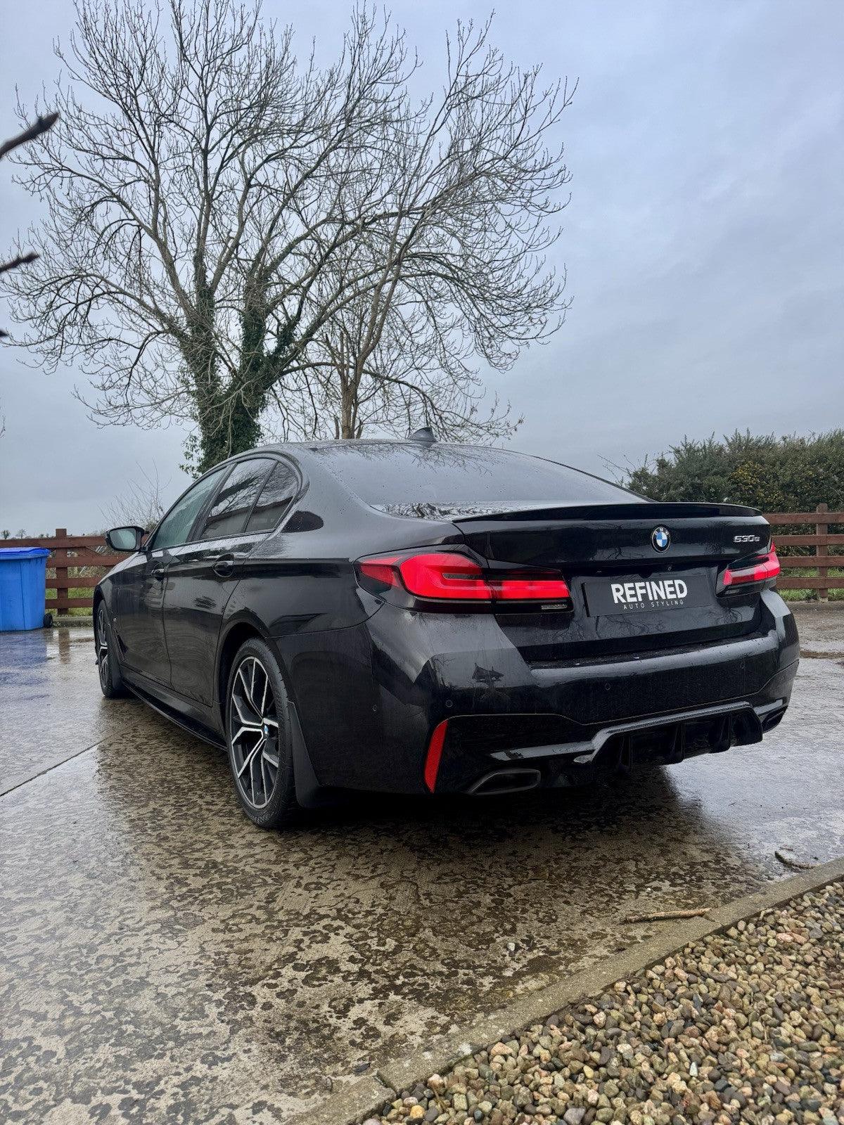 BMW 5 Series G30 LCI 2021-2024 Full Gloss Black Body Kit