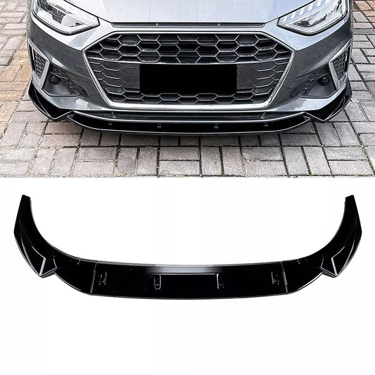 Audi A4/S4 B9.5 S-Line 2019+ Gloss Black Front Splitter Spoiler Lip