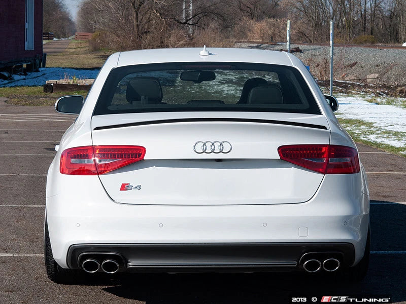 Audi A4/S4 B8 2012-2016 S Style Boot Spoiler in Gloss Black