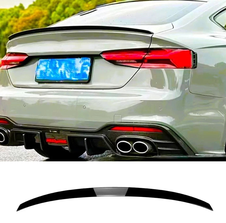 Audi A5/S5 B9 Sportback (4 Door) 2016-2024 Gloss Black Boot Spoiler