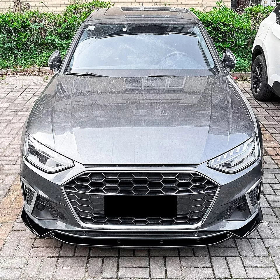 Audi A4/S4 B9.5 S-Line 2019+ Gloss Black Front Splitter Spoiler Lip
