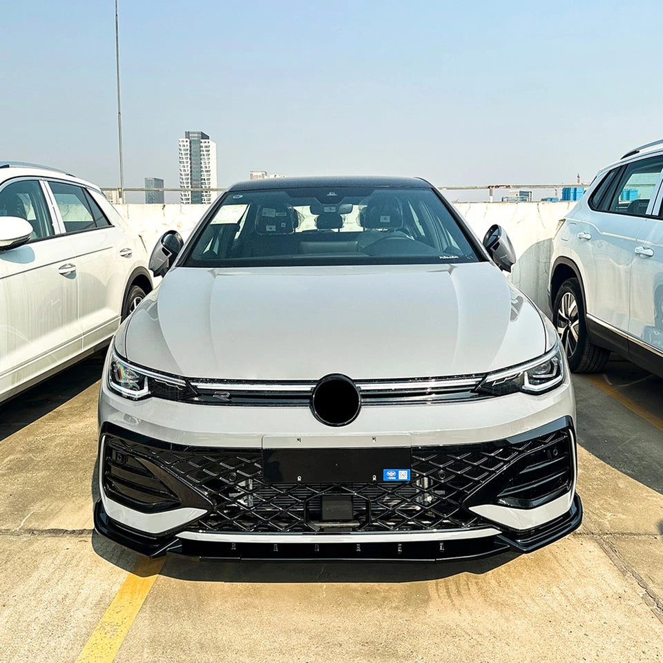 Volkswagen Golf MK8.5 GTI/GTD/R/R Line 2024+ - Gloss Black Front Splitter Spoiler Lip