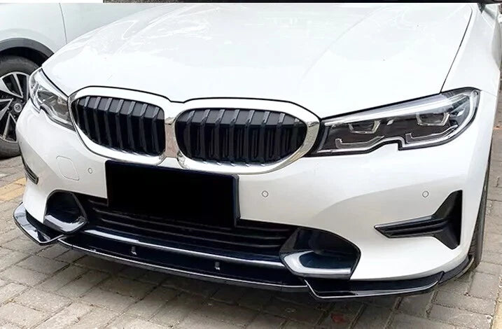 BMW 3 Series G20 SE 2019-2022 Gloss Black Front Splitter Spoiler Lip