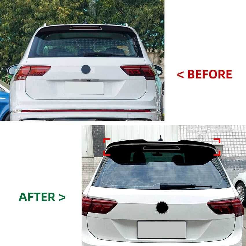 Volkswagen Tiguan Mk2/Mk2.5 R-Line 2017-2023 Gloss Black Boot Spoiler