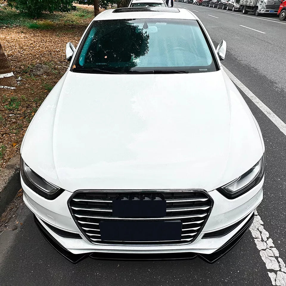 Audi A4/S4 B8.5 S-Line 2013-2016 Gloss Black Front Splitter Spoiler Lip