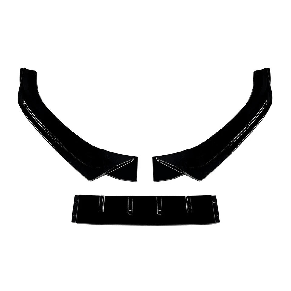 Audi A4/S4 B9 S-Line 2016-2019 Gloss Black Front Splitter Spoiler Lip