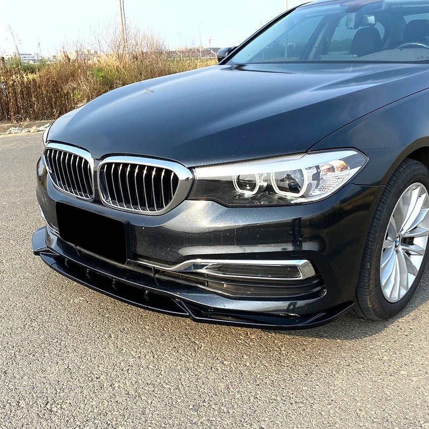 BMW 5 Series G30 SE 2017-2020 Gloss Black Front Splitter Spoiler Lip