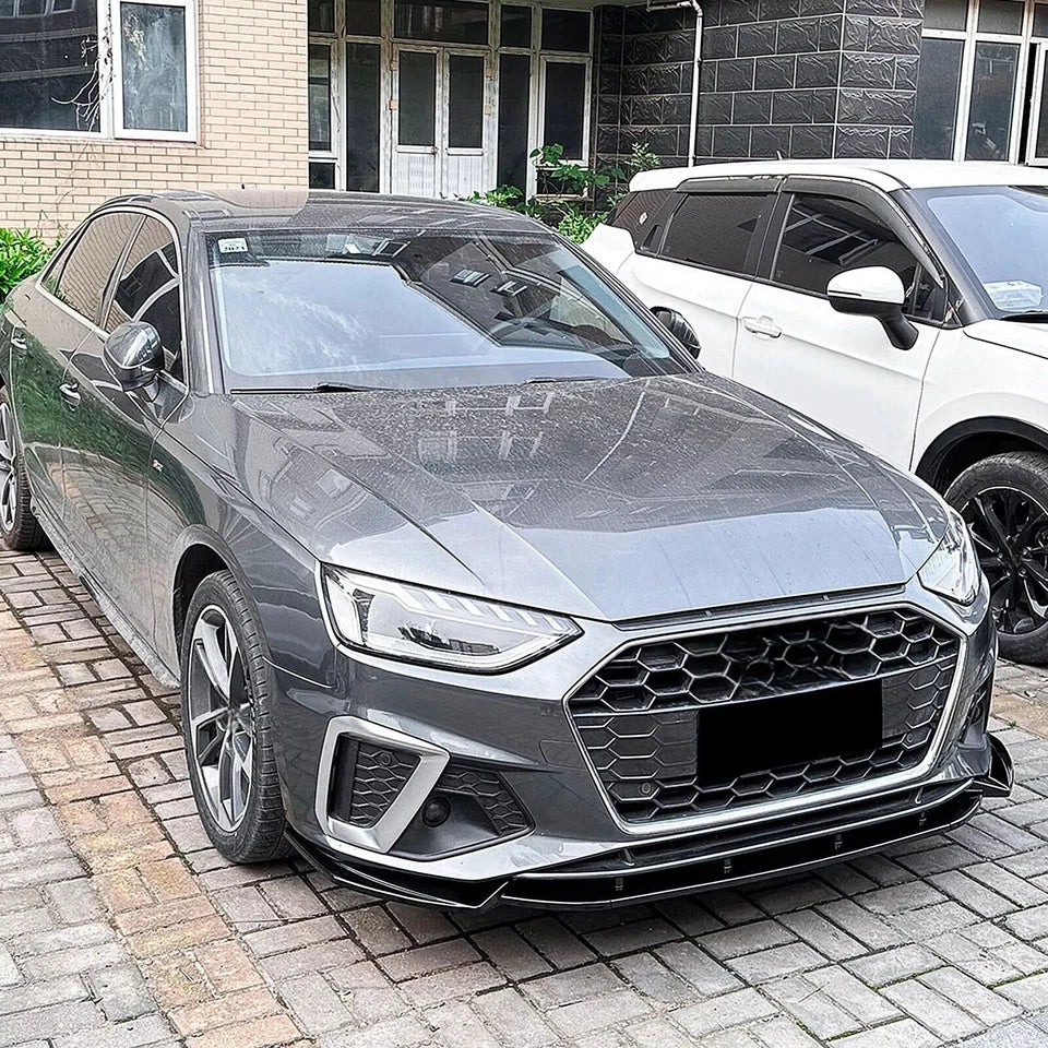 Audi A4/S4 B9.5 S-Line 2019+ Gloss Black Front Splitter Spoiler Lip