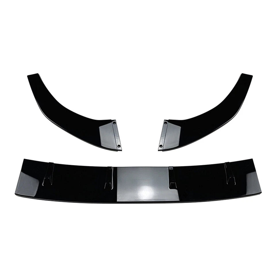Volkswagen Golf Mk7.5 GTD/GTI/R/R Line 2017-2020 Gloss Black Front Splitter Spoiler Lip