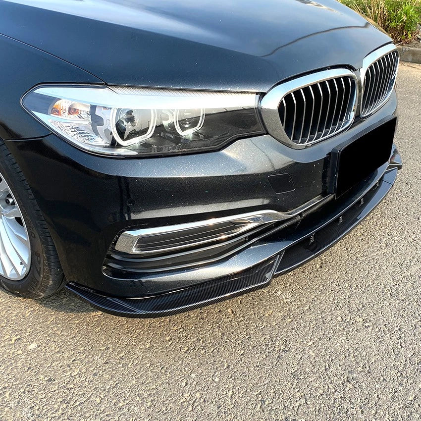 BMW 5 Series G30 SE 2017-2020 Gloss Black Front Splitter Spoiler Lip