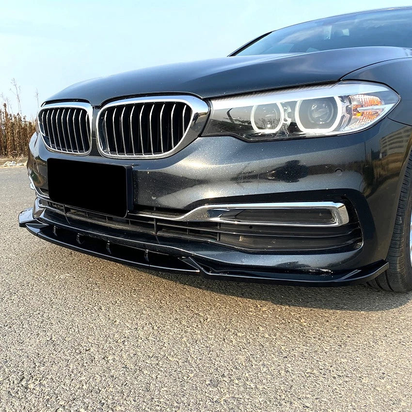BMW 5 Series G30 SE 2017-2020 Gloss Black Front Splitter Spoiler Lip