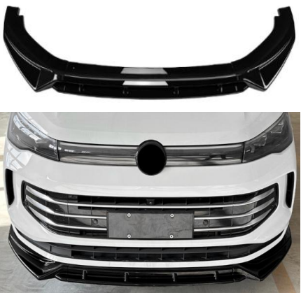 Volkswagen Tiguan Mk3 Standard 2023+ Gloss Black Front Splitter Spoiler Lip