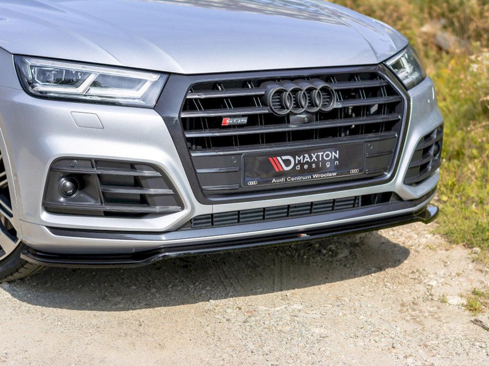 AUDI SQ5/Q5 S-LINE MK2 2017+ - MAXTON FRONT SPLITTER - GLOSS BLACK