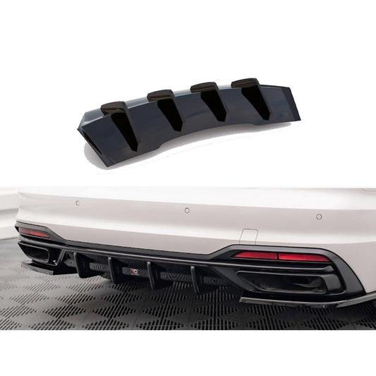 AUDI A4 B9 FACELIFT 2019+ - MAXTON REAR DIFFUSER GLOSS BLACK