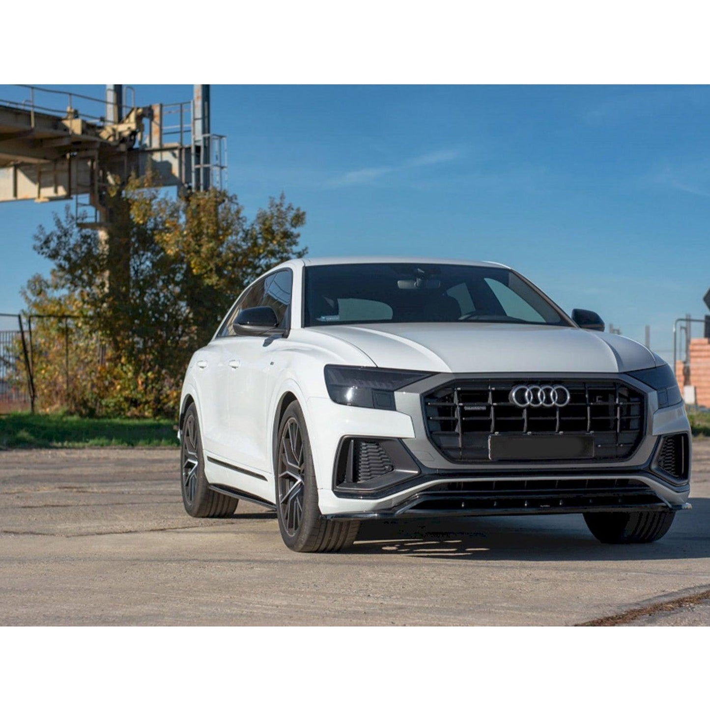 AUDI Q8 2018 ON – MAXTON SIDE SKIRT SPLITTERS – GLOSS BLACK