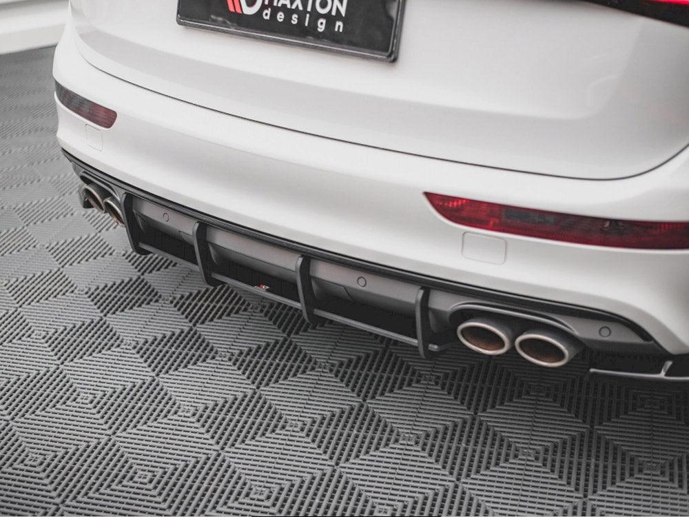 AUDI SQ5 MK1 (8R)  2012-2017 - MAXTON STREET PRO REAR DIFFUSER - MATTE BLACK