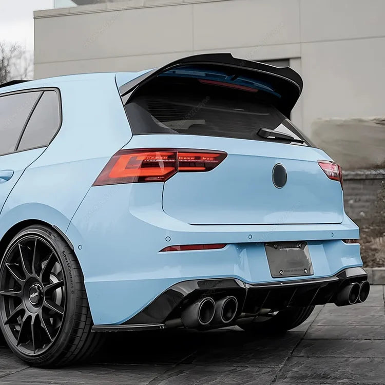 VW Golf MK8 2020+ Rear Clubsport Spoiler Cap in Gloss Black