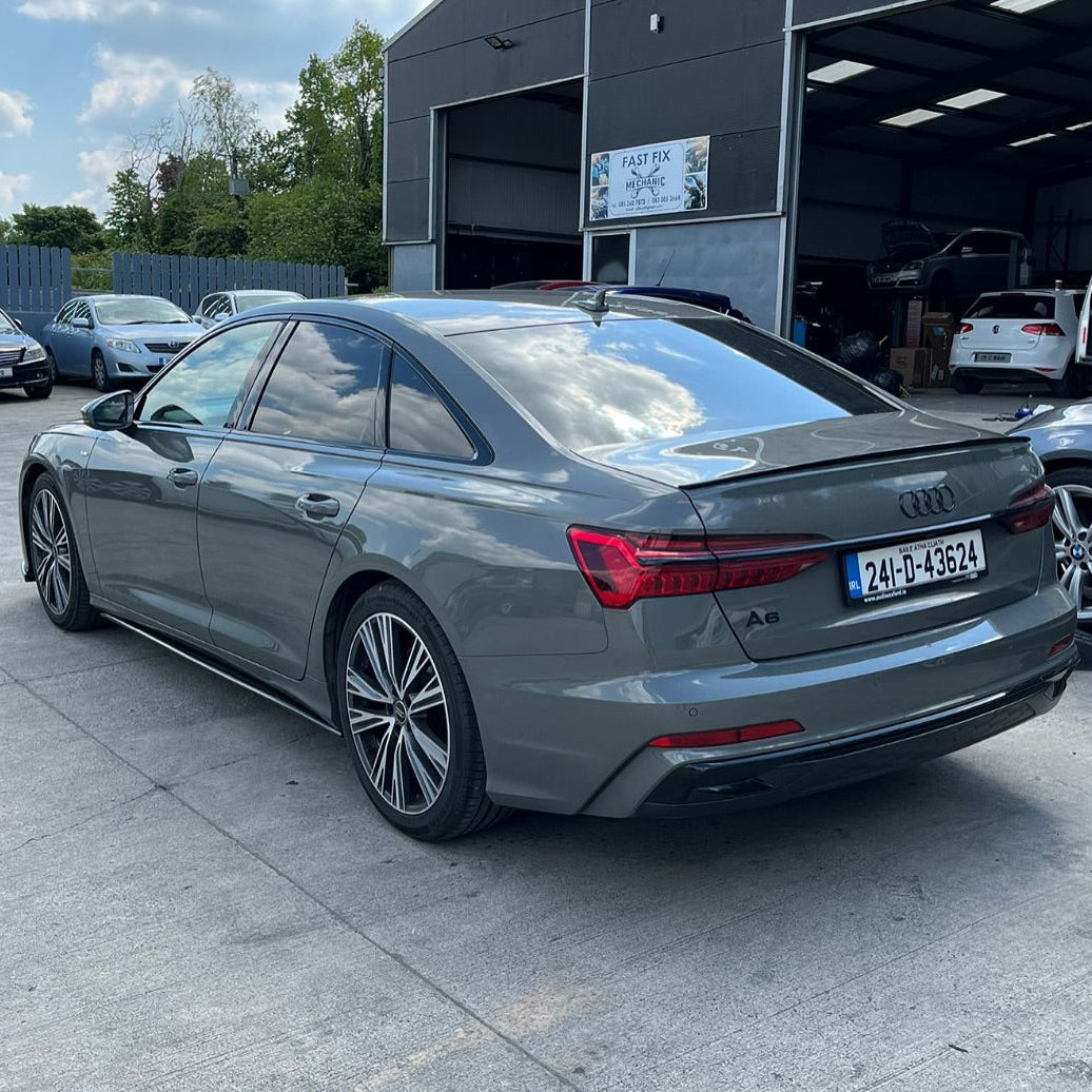 Audi A6/S6 C8 S-Line 2019+ Gloss Black Side Skirts