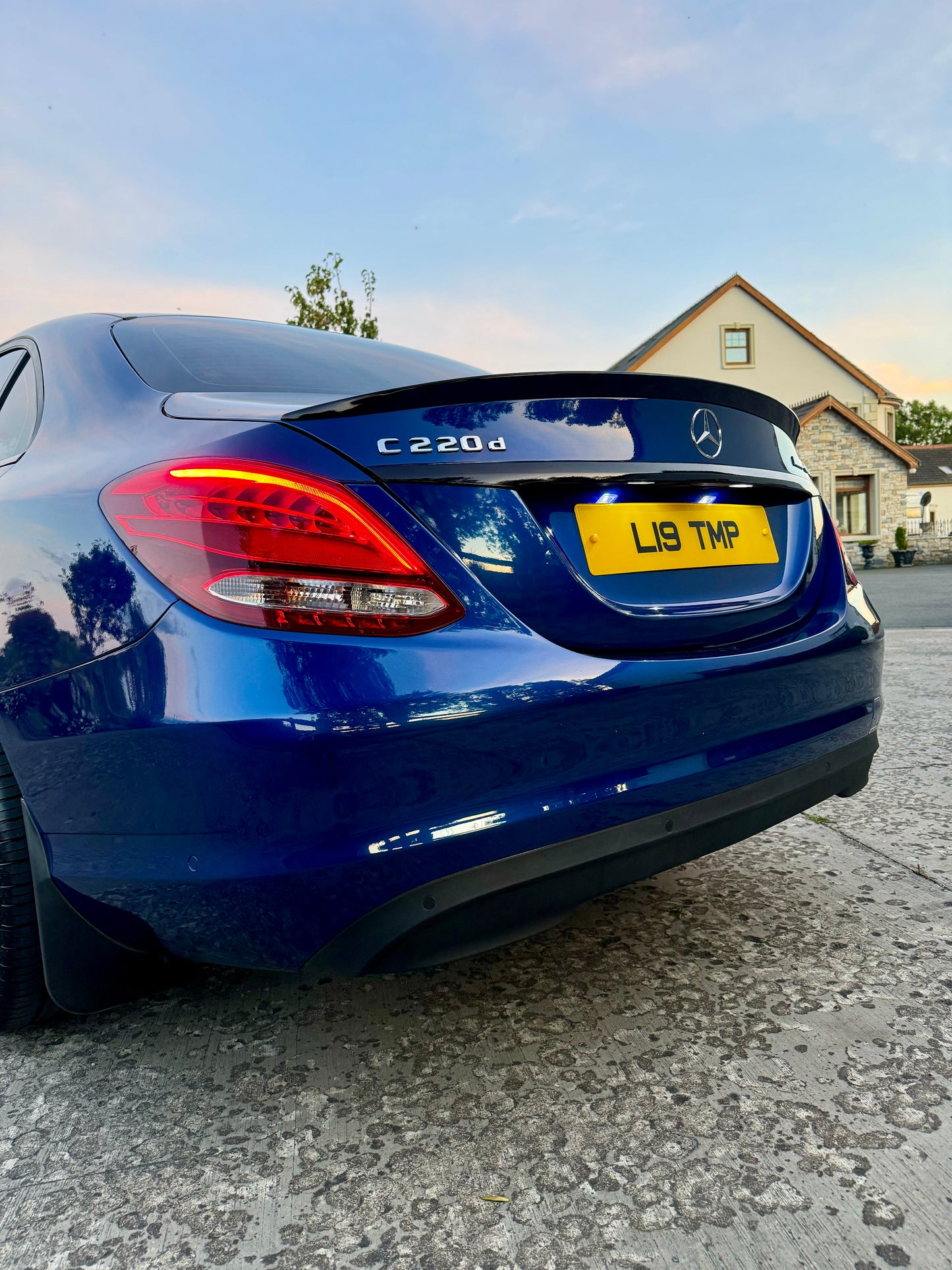 Mercedes C-Class W205 Gloss Black Rear Spoiler - For All Models