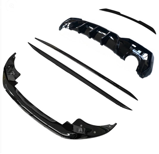 BMW 4 Series G22 2020+ M Performance - Body Kit In Gloss Black