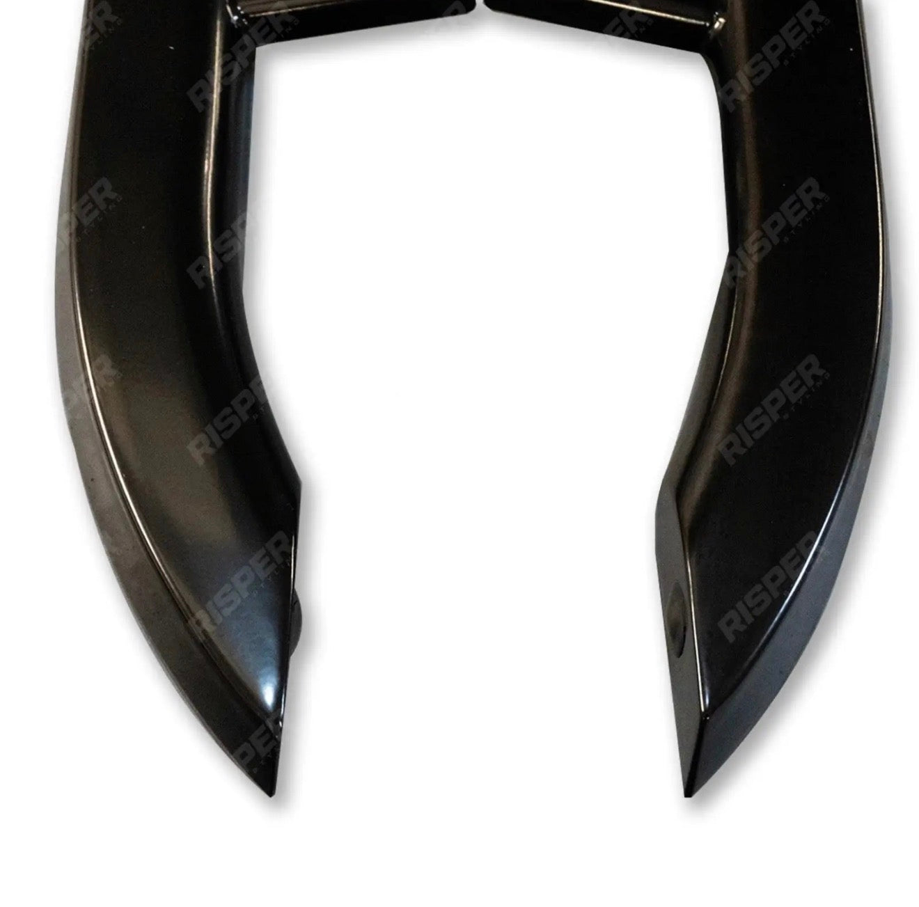 VW TRANSPORTER T5 & T6 SWB 2003-2023 TRAPEZOID SIDE BARS IN GLOSS BLACK