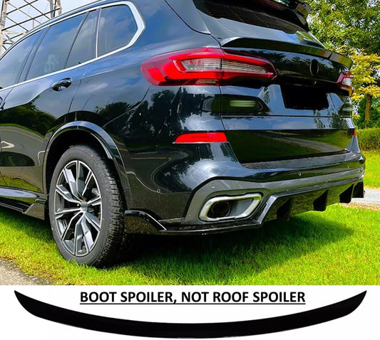 BMW X5 G05 X5M F95 Gloss Black Rear Mid Wing Boot Spoiler Lip Body Kit 2018+