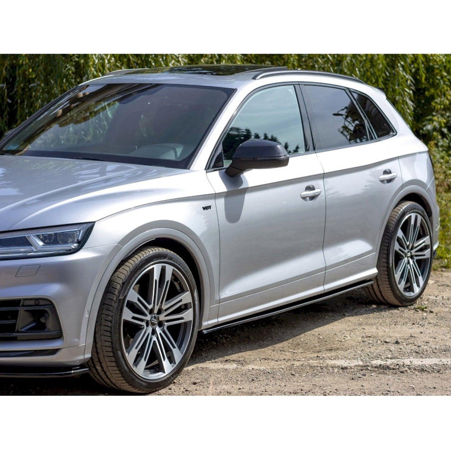 AUDI SQ5/Q5 S-LINE MK2 2017+ - MAXTON SIDE SKIRT DIFFUSERS - GLOSS BLACK