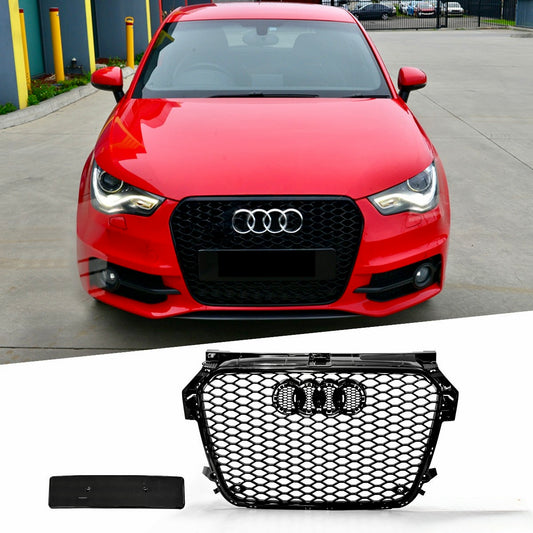 Audi A1 8X 2011-2015 RS Style Gloss Black Honeycomb Grill