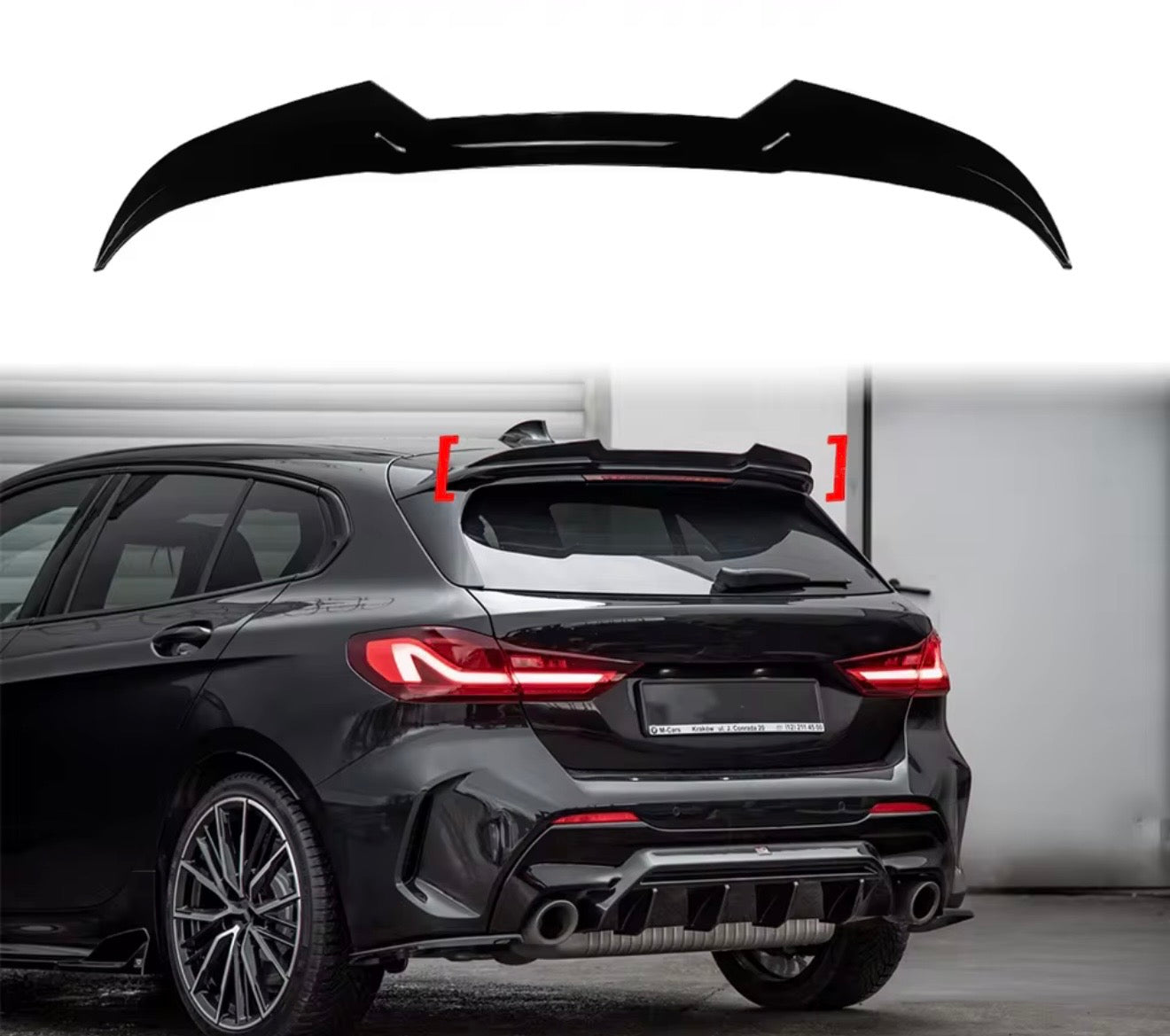 Bmw 1 Series F40 2019+ M-Sport Rear Spoiler