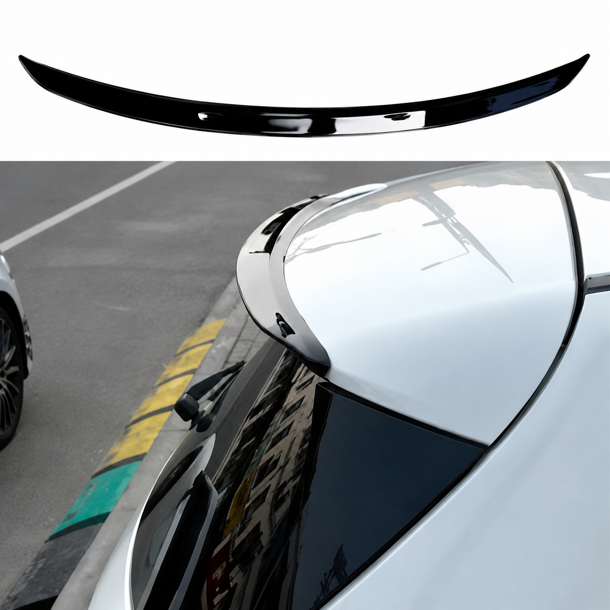 Mercedes A-Class W176 2013-2018 Boot Spoiler Lip