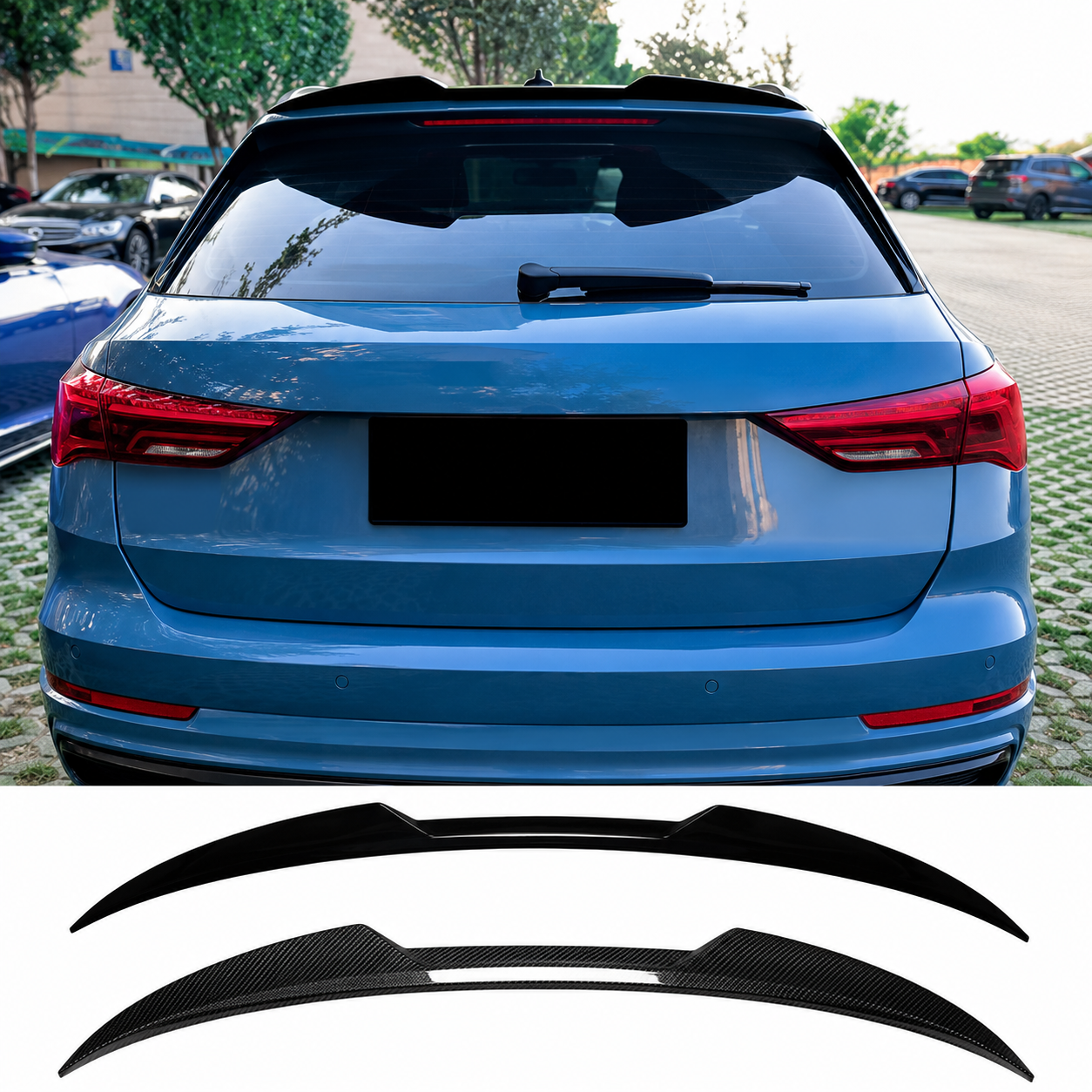 Audi Q3 S-Line 2019+ SUV Boot Spoiler